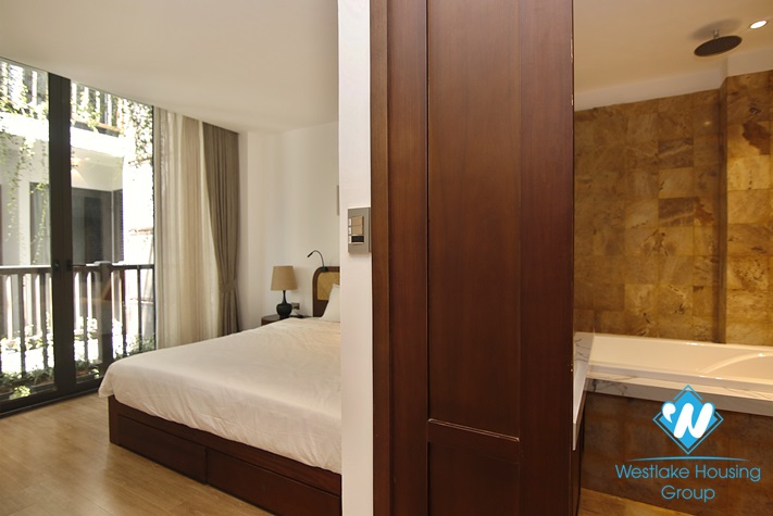 Serviced apartment for rent in Hoan Kiem District, absolutely quiet area